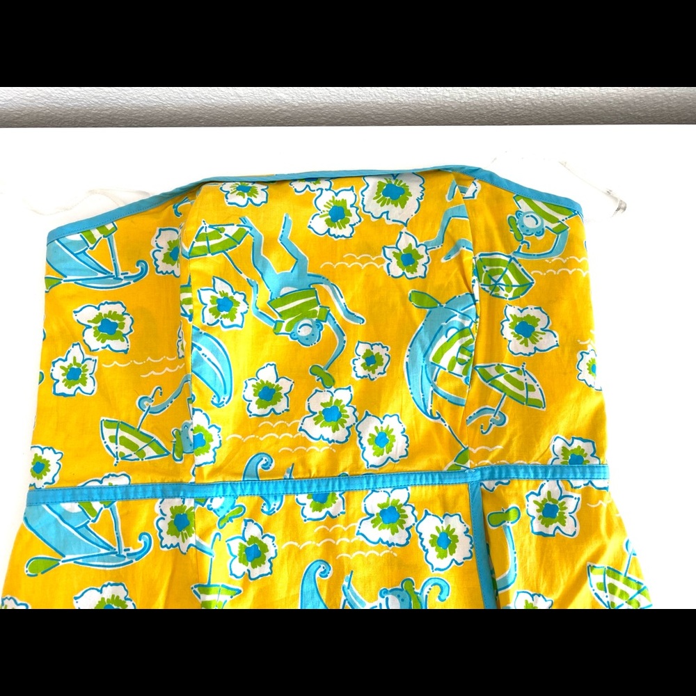 NWOT Lilly Pulitzer Les Monkeys Strapless Dress 14